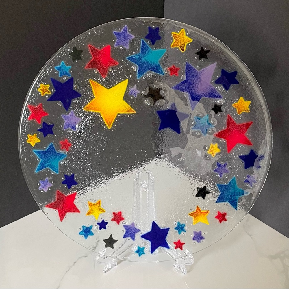 14" Star Platter by Peggy Karr